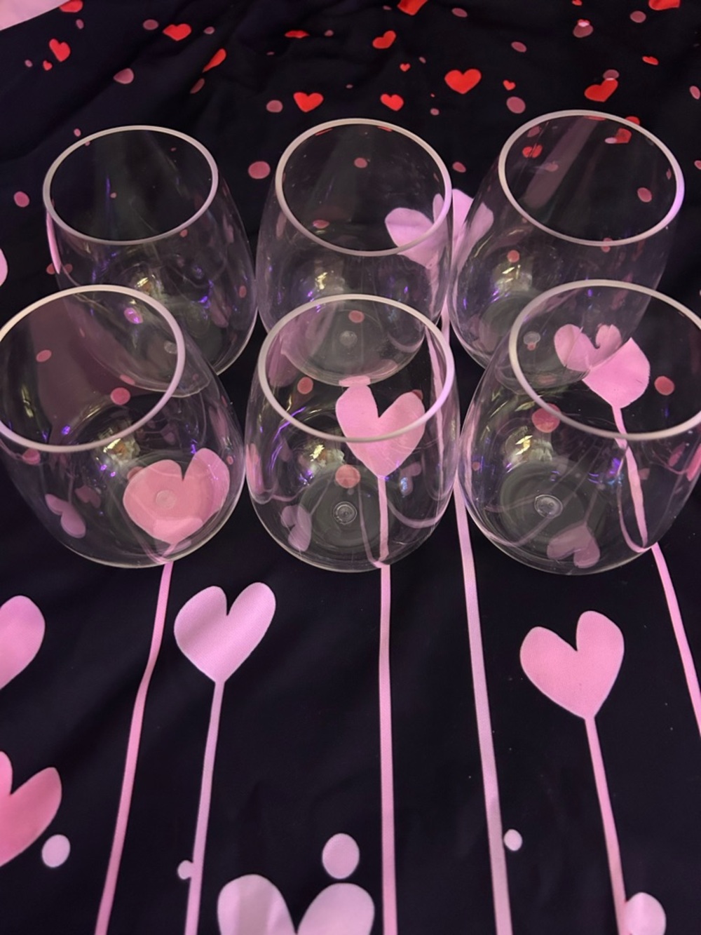 Clear Stemless plastic wine🍷 glasses -Home Party Supplies